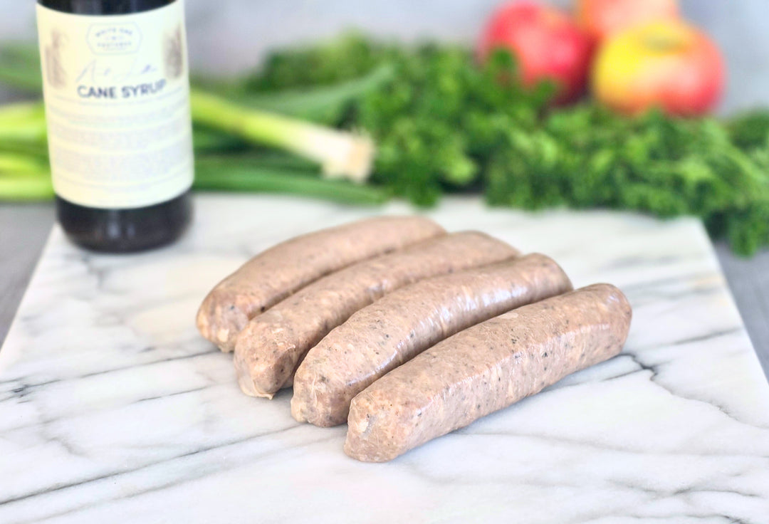 Pastured Pork Cane Syrup Sausage (Links)