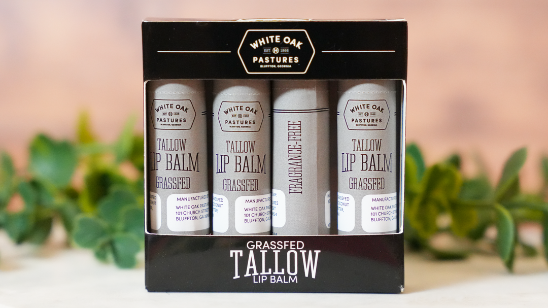 Tallow Lip Balm 4pk