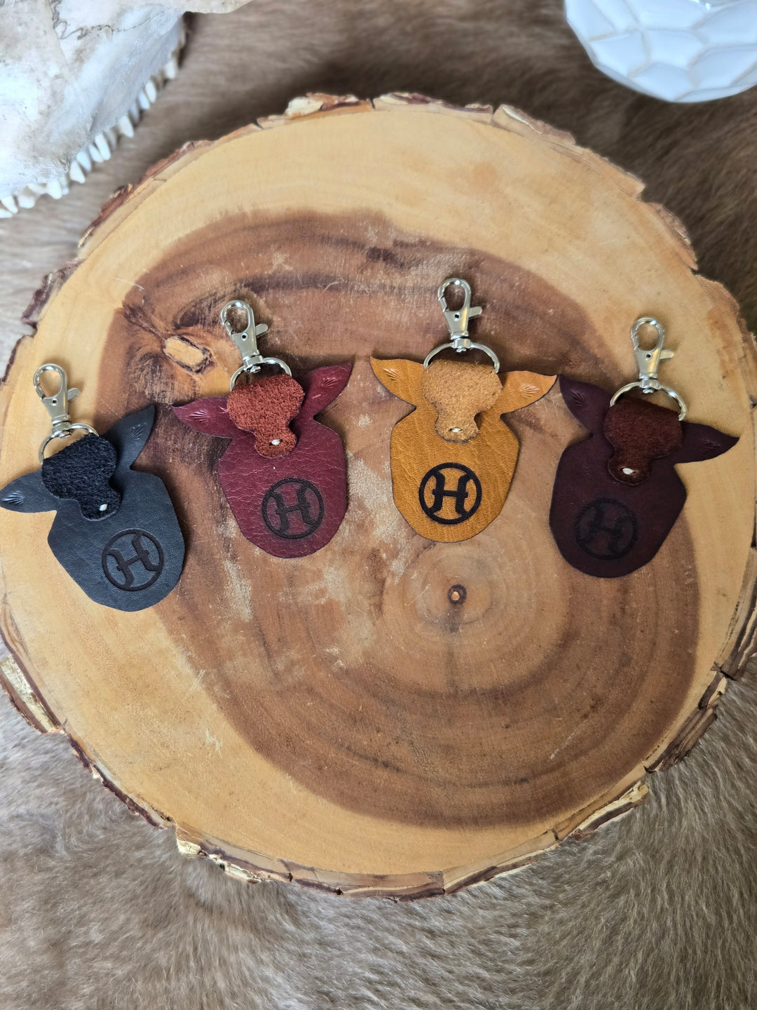 Grassfed Leather Keychain 