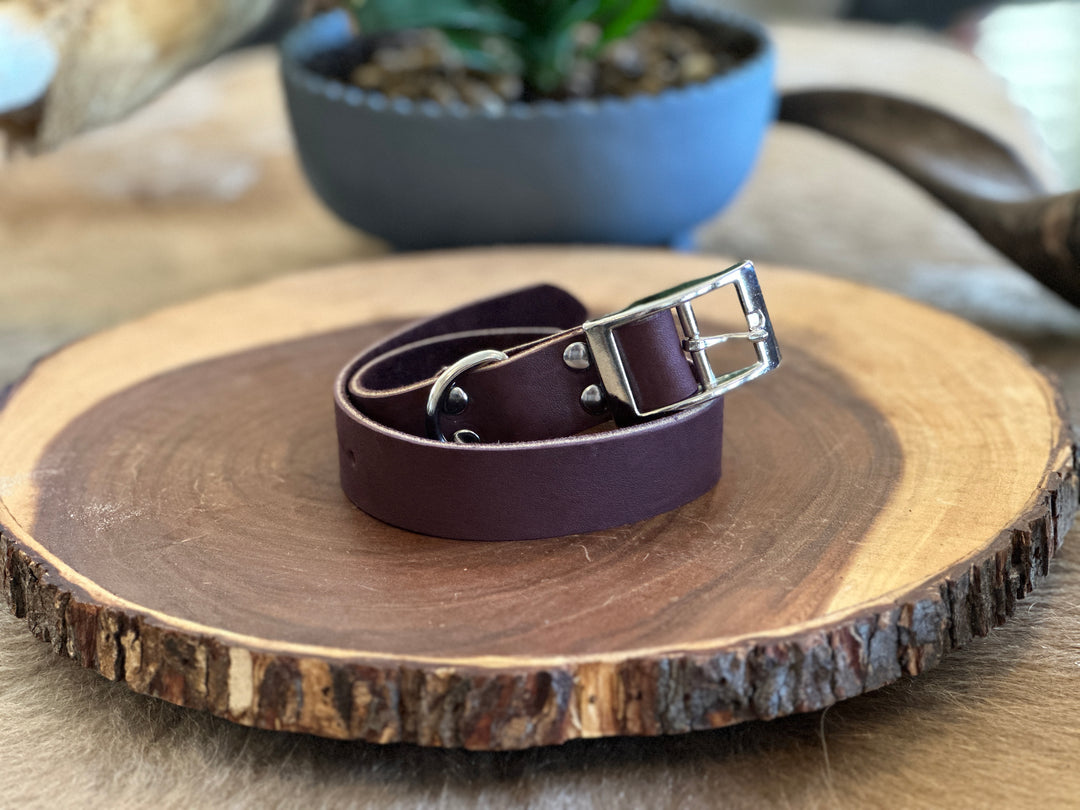Grassfed Leather Dog Collar - Large