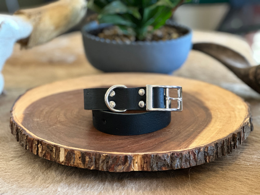 Grassfed Leather Dog Collar - Large