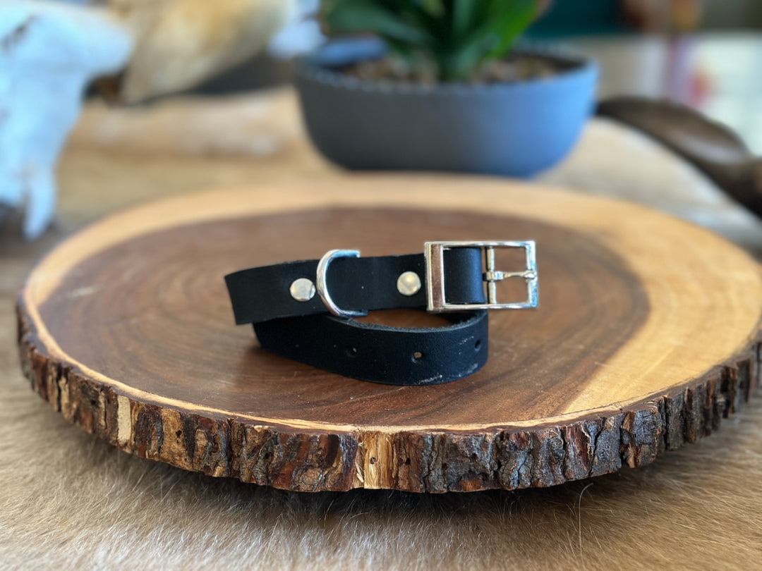 Grassfed Leather Dog Collar - Small
