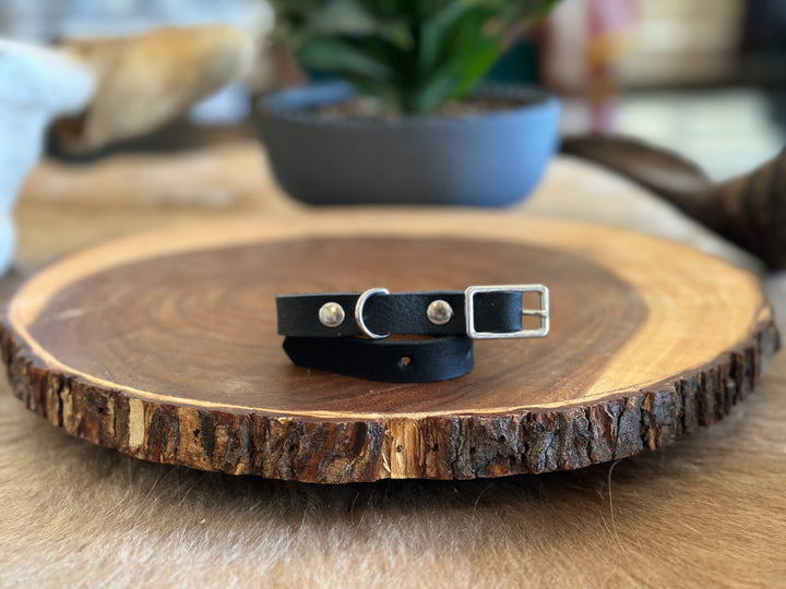 Grassfed Leather Cat Collar