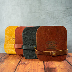 Grassfed Leather Coaster Set (4)