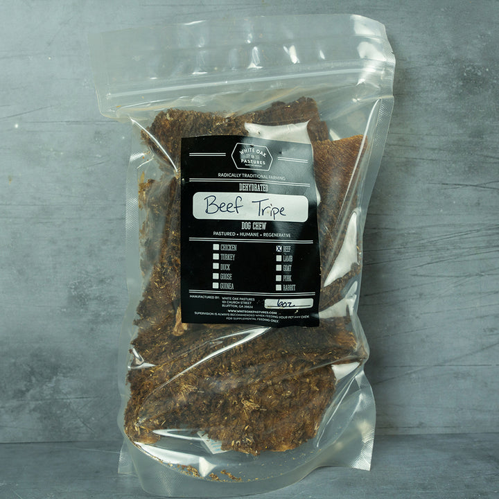 Dehydrated Grassfed Beef Green Tripe