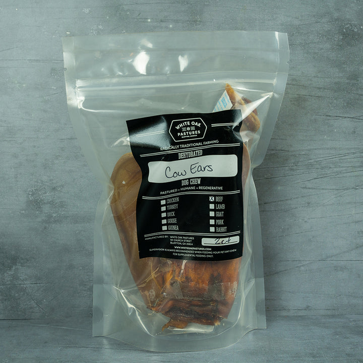 Dehydrated Grassfed Cows Ears (2 Pack)