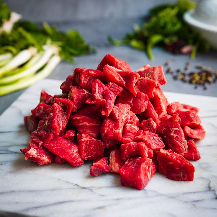 Grassfed Beef "Steak Bites" (Tenderloin Tips & Tails)